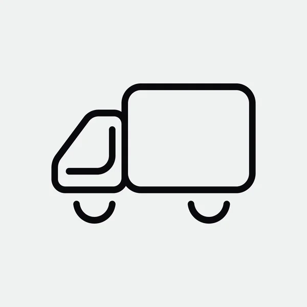 Simple truck web icon — Stock Vector