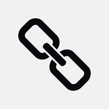 Basit zincir web simgesi 