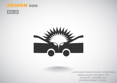 Otomatik kaza web simgesi 