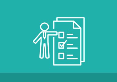 İnsan ile web simgesi listelemek için 