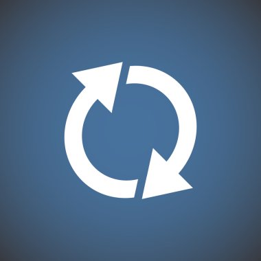 Oklar web simgesi olan daire 