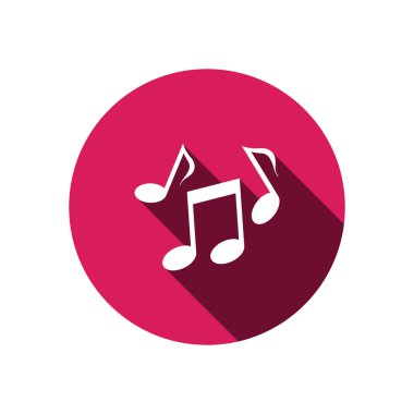 Müzik web simgesi notlar 