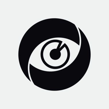 Objektif göz web simgesi 