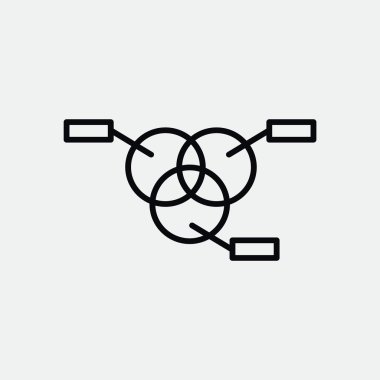 Yuvarlak Infographic web simgesi 