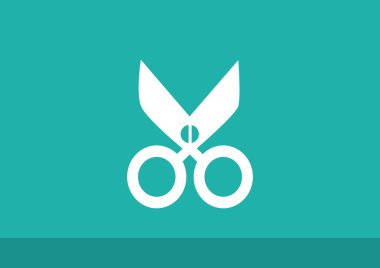 Makas basit web simgesi 