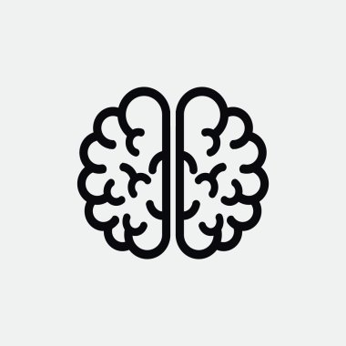 İnsan beyni web simgesi