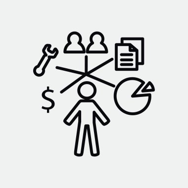 İş basit web simgesi 