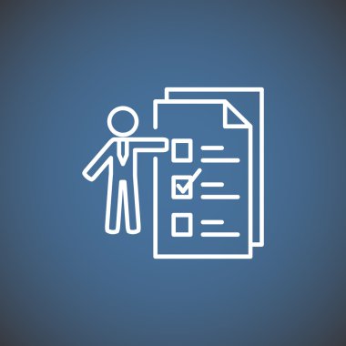 İnsan ile web simgesi listelemek için 