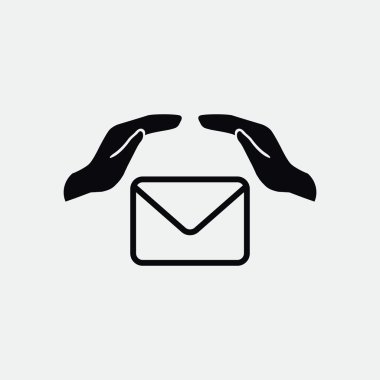 Zarf el web simgesi ile 