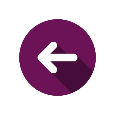 Ok işaret sol simgesi 