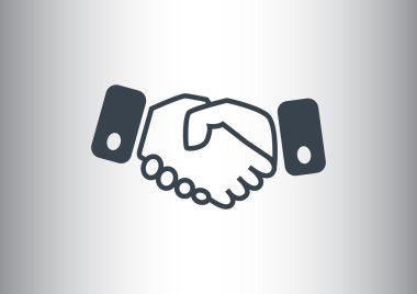 El sıkışma basit web simgesi