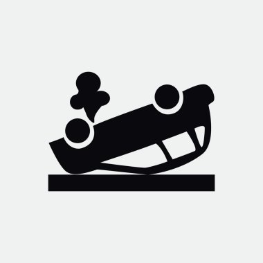 Kırık araba web simgesi 