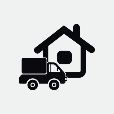 Kamyon evi web simgesinin yanında 