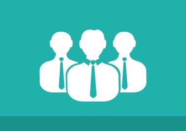 Grup insanlar basit web simgesi 