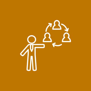 Yuvarlak iletişim sembolü 