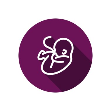 Embryon Bebek göbek simgesiyle 