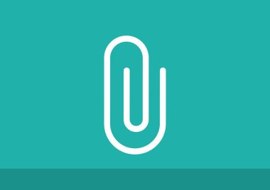 Basit klips web simgesi  