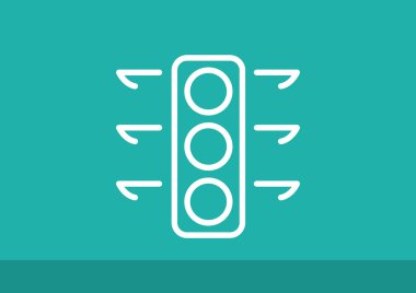 trafik ışıkları web simgesi 