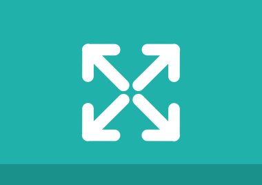 Kare simgesi dört ok