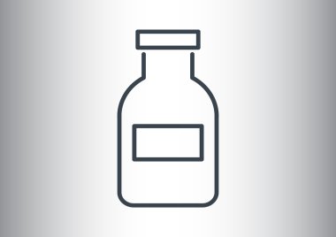 Tıp şişe web simgesi 