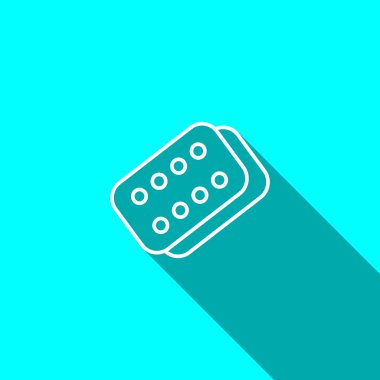 Bandaj sıva basit web simgesi 