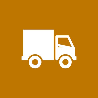 Basit kamyon web simgesi 