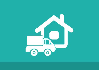 Kamyon evi web simgesinin yanında 