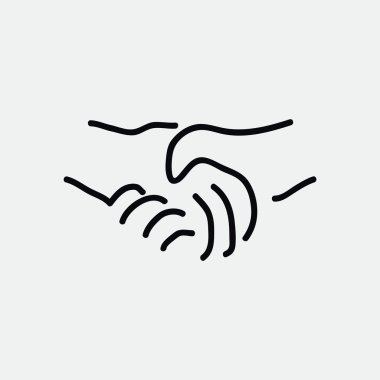 El sıkışma basit web simgesi 