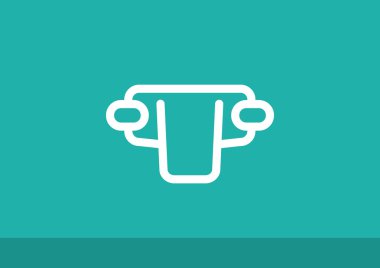 Basit bebek bezi web simgesi 