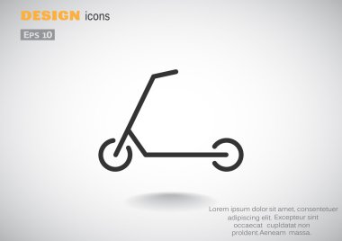 Scooter için çocuk simgesi 