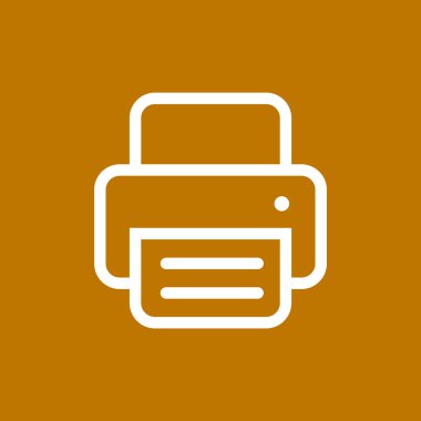 Kağıt web simgesi ile çalışma yazıcı 