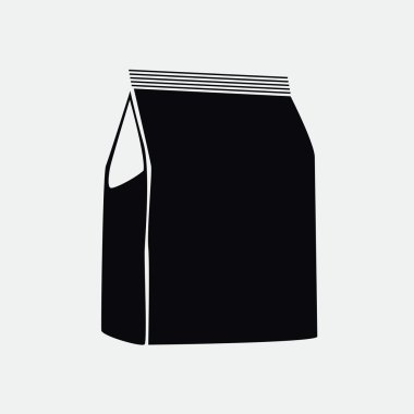 Kağıt ürün paketi web simgesi 