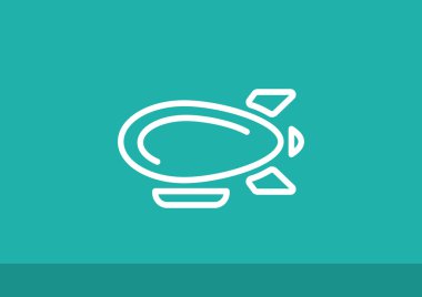 Zeplin zeppelin web simgesi 