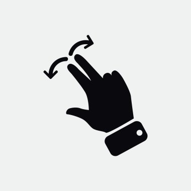 Dokunmatik ekran web simgesi 