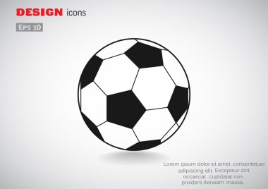 Futbol topu web simgesi 