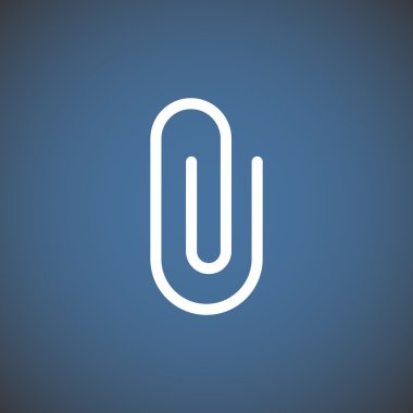 Basit klips web simgesi  