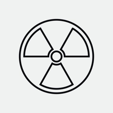 Radyasyon sembolü web simgesi 