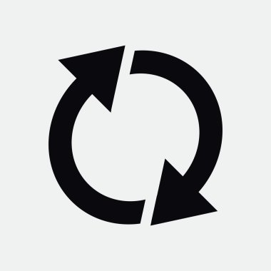 Oklar web simgesi olan daire 