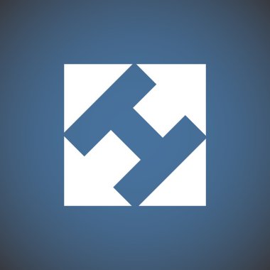 Kare üçgen simgesiyle 