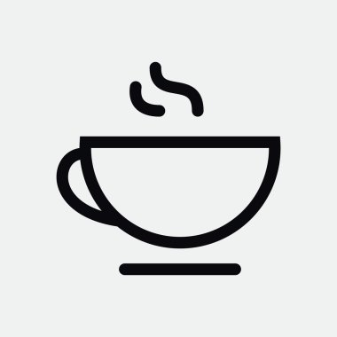 Fincan sıcak bir içecek web simgesi 