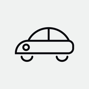 Basit araba web simgesi 