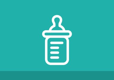 Basit bebek şişe simgesi 