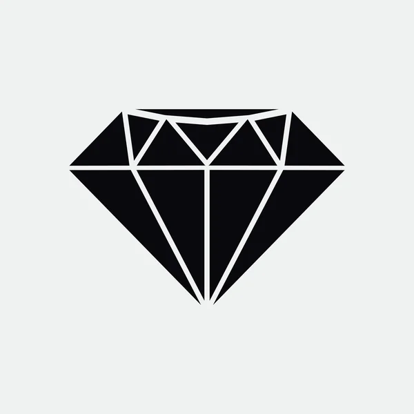 다이아몬드 웹 아이콘 — 스톡 벡터