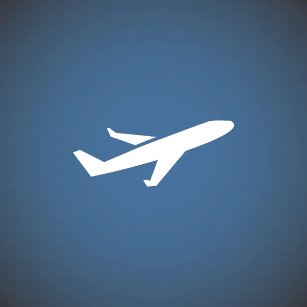 Icono web aeronave — Vector de stock