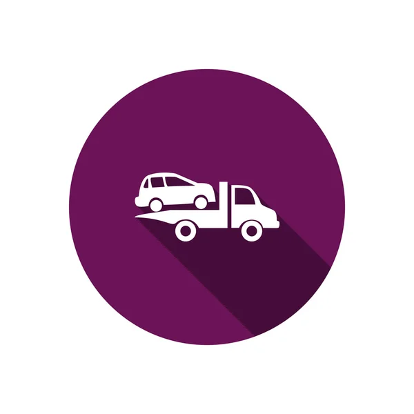 Auto evacuatie web pictogram — Stockvector