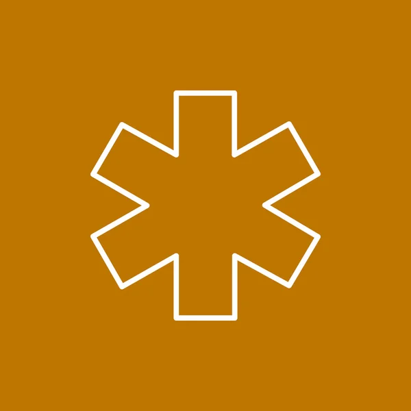 Medizin-Symbol einfaches Web-Symbol — Stockvektor