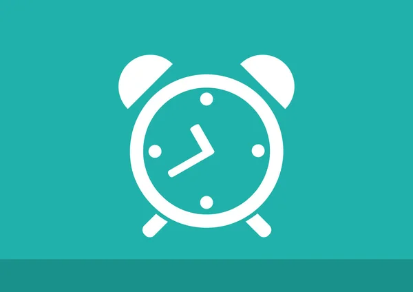 Simple icono de despertador — Vector de stock