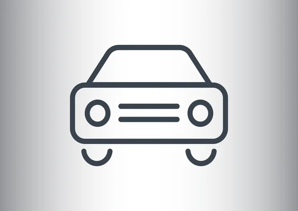 Icono web de coche simple — Archivo Imágenes Vectoriales