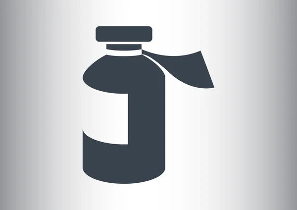 Tıp şişe web simgesi — Stok Vektör