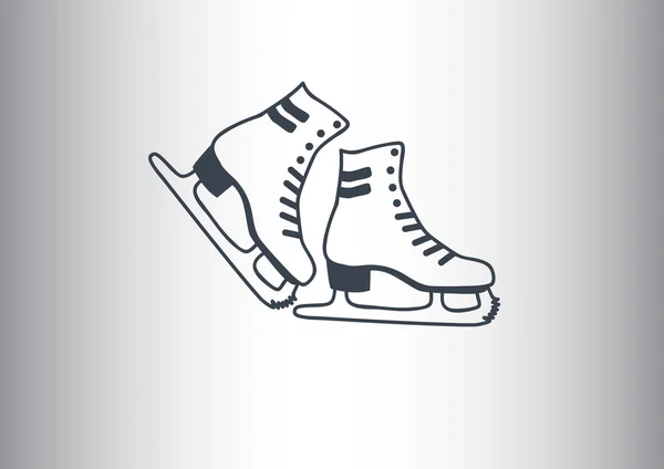 Skates Web-Ikone — Stockvektor